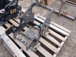 EFI Cat 318 Excavator Quick Coupler To Fit CVP75/110 Vibratory Plate Compactor And H110/140 Performance Hammer. SN 16SAD0912 **THIS ITEM IS LOCATED @ 1 SUNSET BOULEVARD**