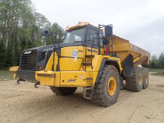 2019 Komatsu HM400-5 6X6 Articulated Dump Truck c/w Model SAA6D140E-7 15.2L Diesel, 5-Spd A/T, Heated Box, AC/Heater And 29.5R25 Tires. Showing 15,587hrs, 186,199kms. PIN KMTHM016AKD011431 *NEW ENGINE & DPF INSTALLED DEC 2022 @ 12,673 HRS / REAR L&R WHEEL ENDS REPLACED AUG 2023*