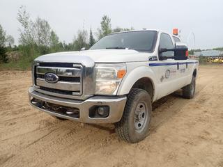 2012 Ford F350 XLT Super Duty 4X4 Crew Cab Pickup c/w 6.7L Power Stroke Turbo Diesel, 6-Spd A/T, Backup Camera And LT275/70R18 Tires. Showing 120,102kms. VIN 1FT8W3BT8CEC89288 *Note: Previously Registered In Alberta, Check Engine Light On, Dents In Passenger Side, Tears On Seat*