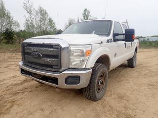 2011 Ford F350 XLT Super Duty 4X4 Crew Cab Pickup c/w 6.7L Power Stroke V8 Turbo Diesel, 6-Spd A/T, Backup Camera And LT275/70R18 Tires. Showing 137,137kms. VIN 1FT7W3BT9BED09445 *Note: Previously Registered In Saskatchewan, Rust Throughout Body* 