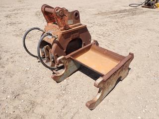 NPK C-4C Excavator Vibratory Plate Compactor Attachment c/w 250 Excavator Attachment Plate (FORT SASKATCHEWAN YARD)