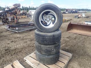 Qty Of (4) Defender P275/60R15 Tires w/ 5-Hole Rims (LOCATED IN EDSON)