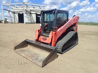 2014 Kubota SVL90-2 Skid Steer c/w Kubota V3800 3.8L Diesel, Aux Hyd, 2-Spd, AC/Heater, ISO Steering And Kubota 80in Bucket. Showing 3775hrs. PIN JKUC0902L01S13304 (FORT SASKATCHEWAN YARD)