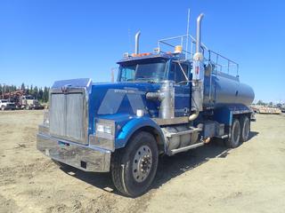 1998 Western Star 4964F T/A Water Truck c/w Detroit Series 60 12.7L Diesel, 13-Spd Eaton Fuller, 23,586kg GVWR, 5443kg Fronts, 9071kg Rears, Advance 15,900L Water Tank, Self-Loading PTO Pump, 245in WB, 12R24.5 Front And 11R24.5 Rear Tires. Showing 43,952hrs, 113,944kms. VIN 2WKPDCXH0WK949704 (LOCATED IN EDSON)