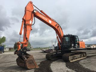 2018 Hitachi ZAXIS ZX250LC-5N Excavator c/w Isuzu Diesel Engine, A/C, Heated Seat, Radio, Twin Auto Greasing System, 74in Articulating Clean Up Bucket, Aux Hyd,  Showing 6921.9hrs, S/N 1FFDCB70LJE430453 (HIGH RIVER YARD)