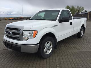 2014 Ford F150 Pickup c/w 5.0L V8 Gas, Auto, A/C, Tonneau Cover, lT245/75R17 Tires, Showing 143,379kms, VIN 1FTNF1CF8EKD22326  (HIGH RIVER YARD) *PL#27*