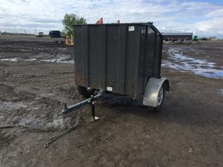 S/A Tilt Trailer c/w MX Frame, ST205/75R15 Tires, 2in Ball Hitch, Cannot Verify VIN (HIGH RIVER YARD)