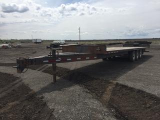 2006 Falcan FH-370 31ft Tridem Deck Trailer c/w Pintle Hitch and ST235/80R16 Tires. Cannot Verify VIN (HIGH RIVER YARD)