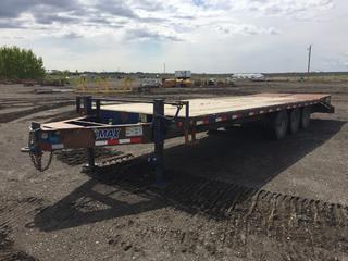 2013 Load Max 27ft x 8ft 2in Tridem Deck Trailer c/w Pintle Hitch and ST235/80R16 Tires. VIN 42EPS2631D1043604  (HIGH RIVER YARD)