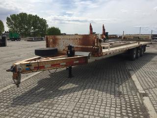 2005 Falcan 30ft x 8ft x 6in Tridem Deck Trailer c/w Pintle Hitch and ST235/85R16 Tires. VIN 2F9T330H450056388 (HIGH RIVER YARD)