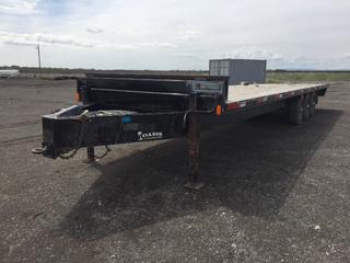 2015 Oasis T62 30ft x 8ft 6in Tridem Deck Trailer c/w Pintle Hitch and ST235/80R16 Tires.  VIN 2SLFCB370FR006885 (HIGH RIVER YARD)