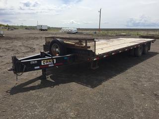 2012 Big Tex 25ft x 8-1/2ft T/A Deck Trailer c/w Pintle Hitch and ST235/80R16 Tires.  VIN 16VHX252C4641750 (HIGH RIVER YARD)