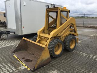 1981 New Holland L-445 Skid Steer c/w Duetz Diesel Engine, Foot Control, E-Brake, 27x10.5-15 Tires, Showing 1774hrs, S/N 545755 (HIGH RIVER YARD)