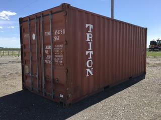 20ft Storage Container #TRHU 165575822 *Note: Buyer Responsible For Loadout*(HIGH RIVER YARD)