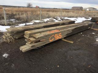 Approximately (20) Pieces of Green Treated Lumber, 3in x 12in x 20ft (HIGH RIVER YARD)
