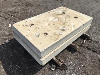 (2) 60in x 36in x 6in Concrete Slabs (HIGH RIVER YARD)