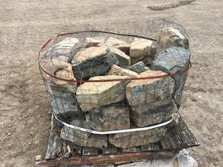 Pallet of Assorted Decorative Landscape Stone, Approximately 30pcs (HIGH RIVER YARD)