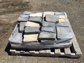 Pallet of Assorted Retaining Wall Stone, Approximately 70pcs (HIGH RIVER YARD)