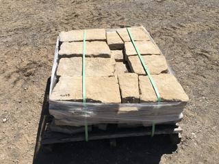 Pallet of Assorted Retaining Wall Stone, Approximately 50pcs (HIGH RIVER YARD)