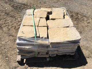 Pallet of Assorted Retaining Wall Stone, Approximately 50pcs (HIGH RIVER YARD)