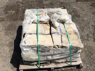 Pallet of Assorted Retaining Wall Stone, Approximately 50pcs (HIGH RIVER YARD)