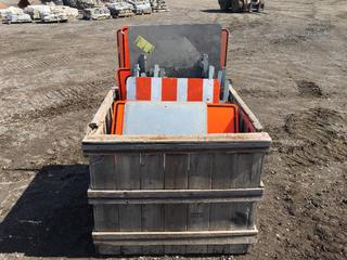 (3) Crates of Construction Signs and Pallet of Sign Stands (HIGH RIVER YARD)