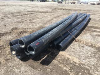 Quantity of Plastic PVC Pipe, 8in Center, 21ft - 30ft Length (HIGH RIVER YARD)