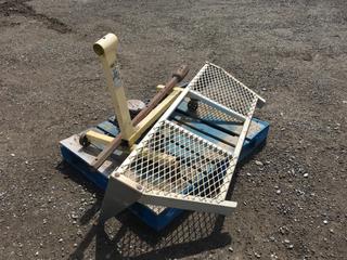 Headache Rack, Part of Engine Stand and Come-Along (HIGH RIVER YARD)