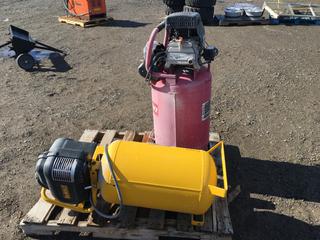 DeWalt Model D5510 Air Compressor S/N 281541 and Snap-On 15A Air Compressor (HIGH RIVER YARD)