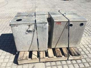 (2) Aluminum Sump Boxes, 24in x 24in x 24in (HIGH RIVER YARD)