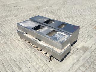 (4) Stainless Steel Paper and Garbage Dispensers (HIGH RIVER YARD)