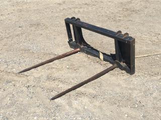 2-Stake Skid Steer Bale Spear(HIGH RIVER YARD)