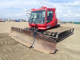 2003 Pisten Bully 200 Edge PB199 Snow Groomer c/w Snow Wing Blade And 64 1/2in Tracks. Showing 10,891hrs. VIN WKU5823MA3L010708 *Note: Pulls To The Right* (FORT SASKATCHEWAN YARD)