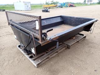 Buyers DumperDogg Model 5531000 8ft Truck Dump Box Insert w/ Manual Roll-Over Tarp. SN 2416 (FORT SASKATCHEWAN YARD)