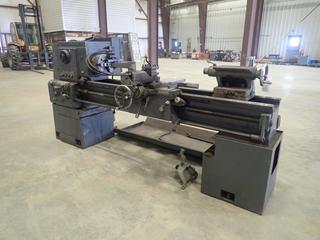 Cincinnati 17 230/460V 3-Phase Metal Lathe c/w 78in Table And 10in 3-Jaw Chuck (FORT SASKATCHEWAN YARD)