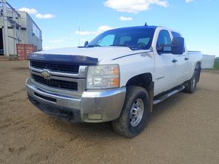 2010 Chevrolet Silverado 3500HD LT 4X4 Crew Cab Pickup c/w 6.0L Vortec, A/T And LT265/75R16 Tires. Showing 307,156kms. VIN 1GC4KXBG5AF154717 *Note: Has Rust* (FORT SASKATCHEWAN LOCATION)