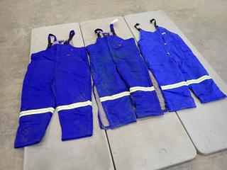 (3) White Bear Size 3XL And 4XL Fire Retardant Overalls (FORT SASKATCHEWAN YARD) 