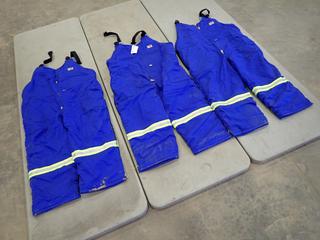 Qty Of (3) White Bear Size 3XL Fire Retardant Overalls (FORT SASKATCHEWAN)