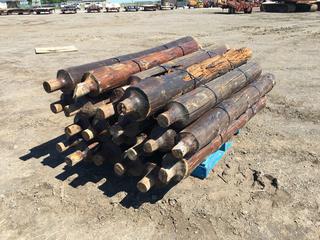 Bundle of Rails for Post Rail Set Up, Approximately 6ft - 8ft Length (HIGH RIVER YARD)