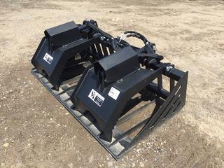 72in Rock Grapple Skid Steer Bucket 6681BS, S/N 001400369 (HIGH RIVER YARD)