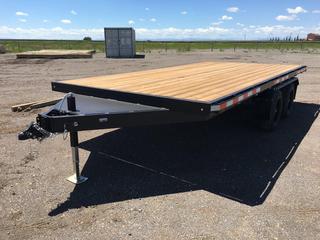 2024 Custom Built 20ft x 8-1/2ft T/A Deck Over Trailer c/w 2-5/16in Ball Hitch 15,000lbs Capacity and ST205/75R15 Tires. VIN 2ATR04182RU752199 (HIGH RIVER YARD)