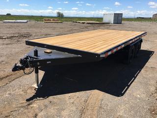 2024 Custom Built 20ft x 8-1/2ft T/A Deck Over Trailer c/w 2-5/16in Ball Hitch 15,000lbs Capacity and ST205/75R15 Tires. VIN 2ATR04182RU752198 (HIGH RIVER YARD)