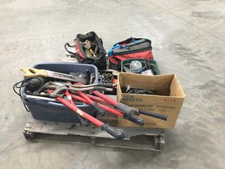 Pallet of Assorted Hand Tools, Bolt Cutters, Etc (HIGH RIVER YARD)