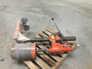 Diamond Coring Machine , Model CB700 with 10in Bit, 120V, 60Hz, 20A @ 930 RPM, 2200W (HIGH RIVER YARD)