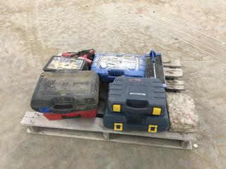 Pallet of Assorted Hand Tools, Heat Gun, Socket Set, Etc (HIGH RIVER YARD)