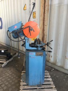 Scotchman 350LT Circular Cold Saw, 230V, 60Hz, 3/2.5hp, FLA-10/8.5, S/N B99310514 (HIGH RIVER YARD)