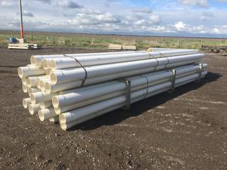 Assorted 6in Superduct PVC Pipe, Approximately 20ft - 25ft, 155mm  (HIGH RIVER YARD)