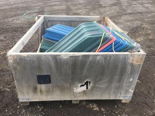 Pallet of Leg Stands and Sleds (HIGH RIVER YARD)