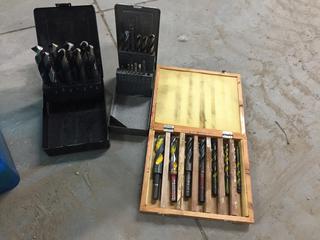 (2) Tap and Die Sets, and Drill Bits and Left Hand Drill Set  (HIGH RIVER YARD)