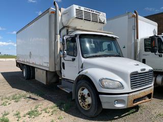 2005 Freightliner Business Class M2 S/A Reefer Van Body Truck c/w 210HP Cat C7, Eaton Fuller 6 Speed, A/C, Air Brakes, Spring Susp., Thermo-King RD-II SR Reefer, 26 Ft. Van Body, Hyd. Power Tailgate, Roll Up Door, 11R22.5 Tires, Cannot Verify Kms, VIN 1FVACYDC45HU02065 *Note: No Key, Unknown Running Condition (High River Yard)